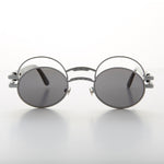 Load image into Gallery viewer, Futuristic Oval Sunglass with Double Eyelid
