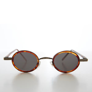 tiny oval sunglasses