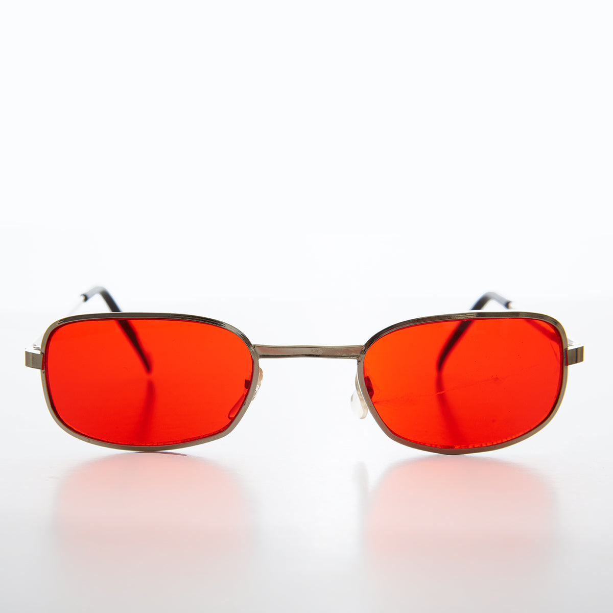 red lens sunglasses