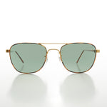 Load image into Gallery viewer, small square aviator metal sunglasses

