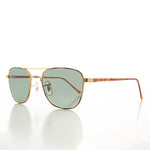 Load image into Gallery viewer, small square aviator metal sunglasses
