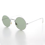 Load image into Gallery viewer, Round Hippie Bohemian Teashade Vintage Sunglass with Glass Lens - Johnny
