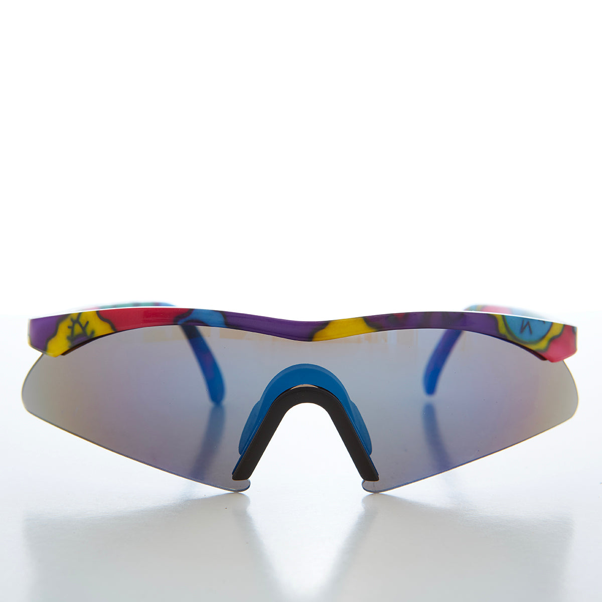 80s Junior Shield Wrap Around Sunglasses - Artie – Sunglass Museum