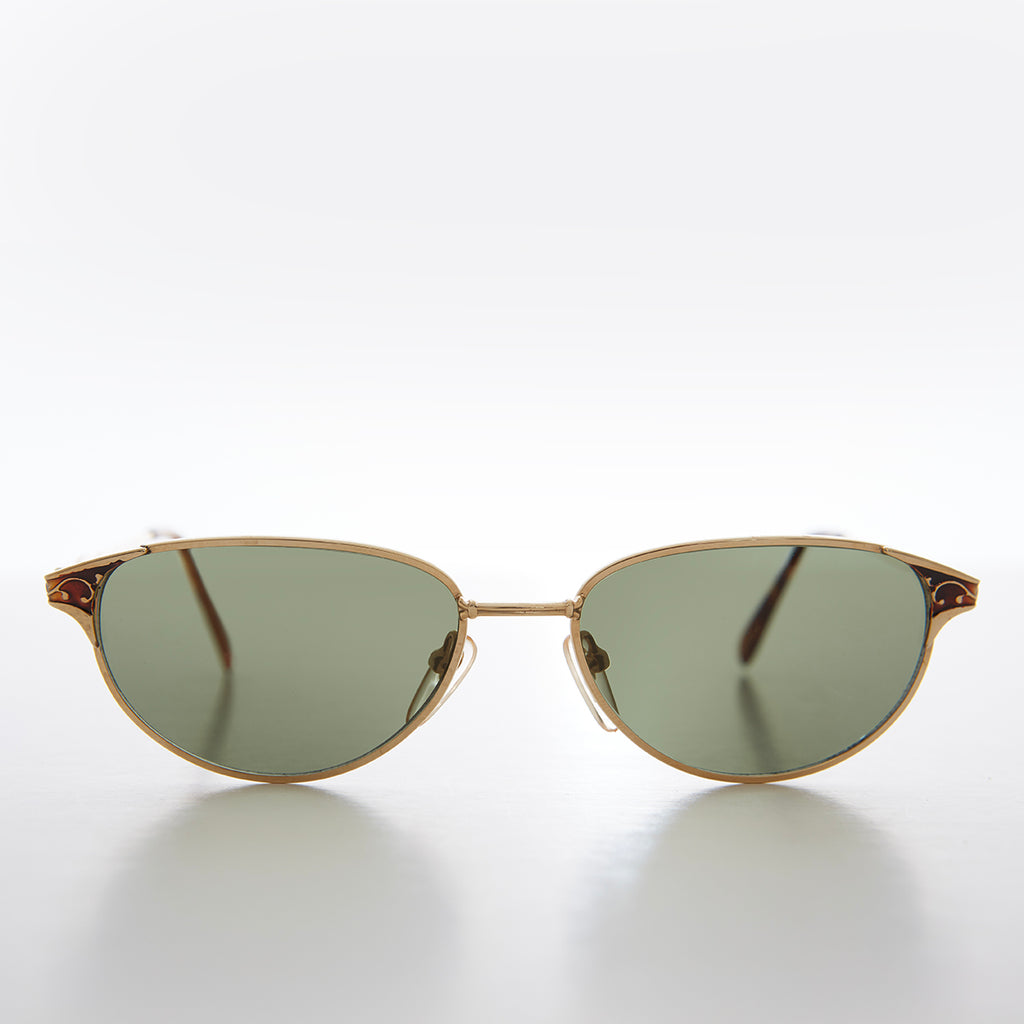 Elegant 90s Gold Sunglasses