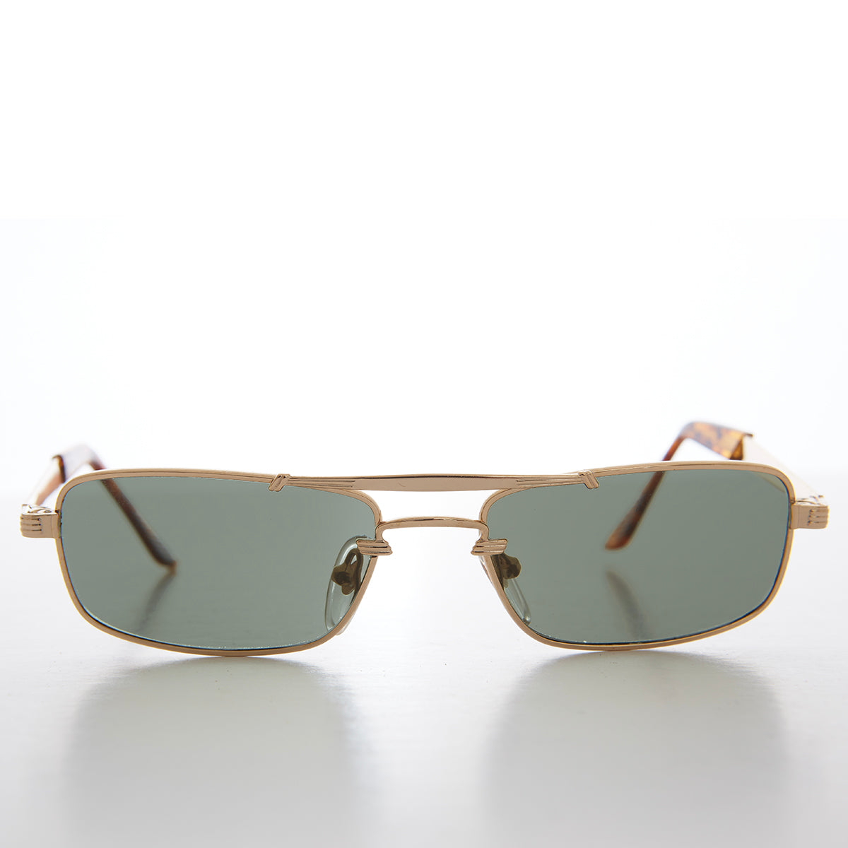 Shallow Lens Pilot Vintage 90s Sunglasses Reyes Sunglass Museum