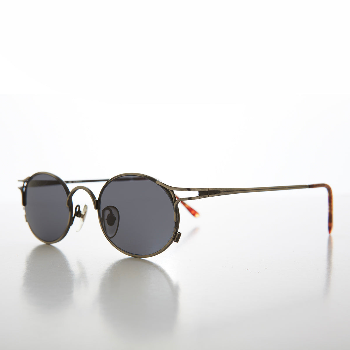 oval goth sunglasses