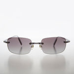 Load image into Gallery viewer, Rimless Color Lens Rectangular Vintage Sunglass
