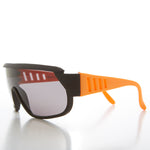 Load image into Gallery viewer, 80s Neon Sports Shield Vintage Sunglass
