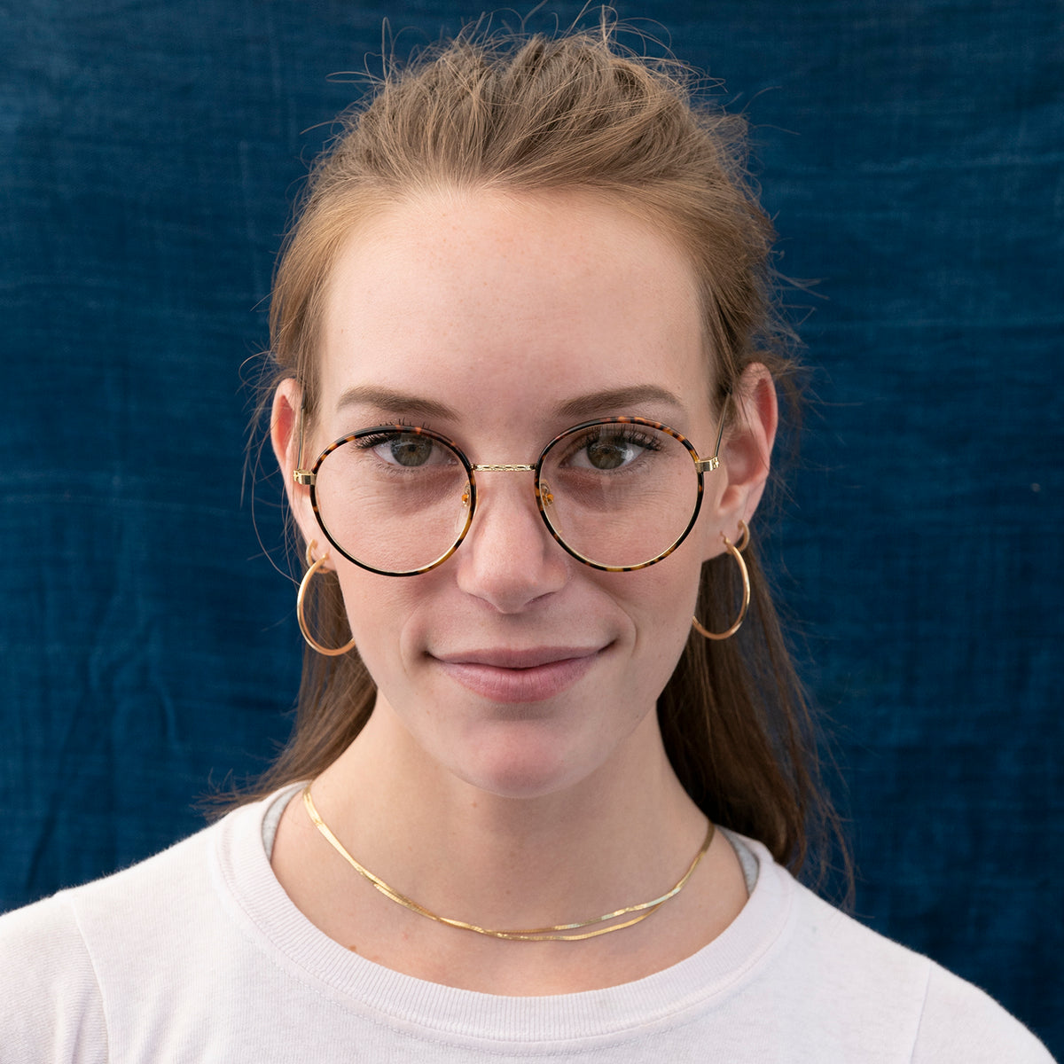 NEW Vintage Sunglasses | Non RX | Round Preppy Tortoise Style | Grey Lens | #852 Deep Brown Tortoise Medium Retro-Vintage Round Gradient  main image 3