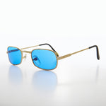 Load image into Gallery viewer, Colorful Small Rectangular Vintage Sunglass
