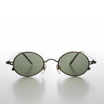 Load image into Gallery viewer, Oval Metal Spectacles 90s Vintage Dead Stock Sunglass
