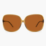 Load image into Gallery viewer, oversized women&#39;s retro sunglass with polarized lenses
