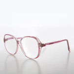 Load image into Gallery viewer, Big Clear Retro Reading Glasses with Red Color Accent 
