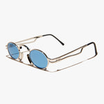 Load image into Gallery viewer, Ultimate Silver Steampunk Sunglass
