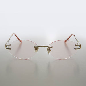 Oval Reading Glasses with Soft Tinted Lens