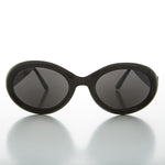Load image into Gallery viewer, 90s Black Oval Grunge Cateye Vintage Sunglass
