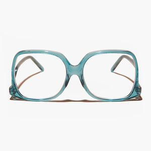 Blue Oversized Reader or Bifocal Glasses