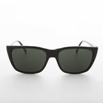 Load image into Gallery viewer, classic rectangle black frame vintage sunglass with glass lens
