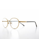 Load image into Gallery viewer, Round Gold Reading Glasses with Tube Temples
