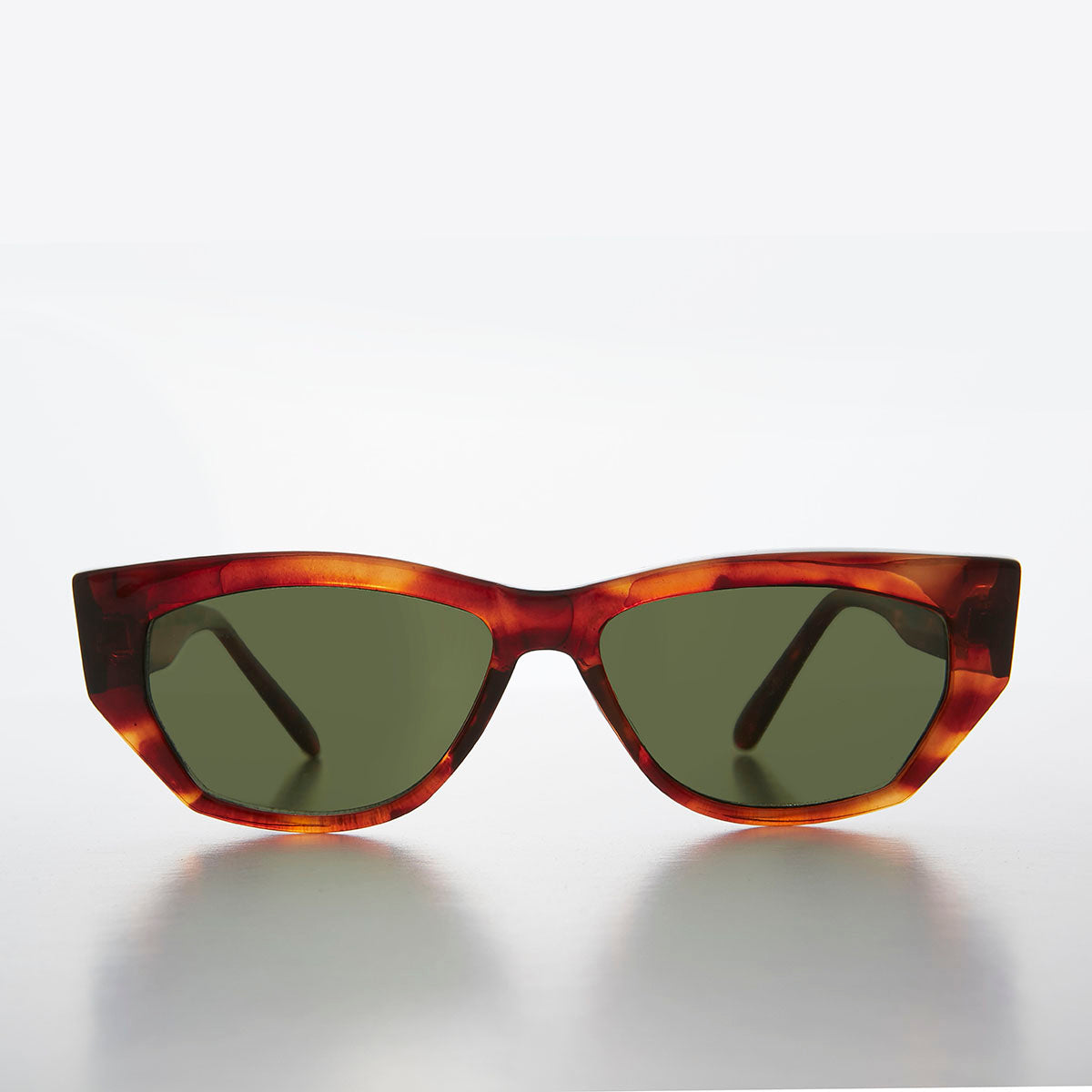 Chunky Mod Retro Sunglass with Gold Bling