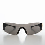 Load image into Gallery viewer, mono lens mini visor y2k shield sunglasses
