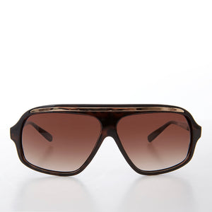 Fancy Flat Top Pilot Sunglasses 