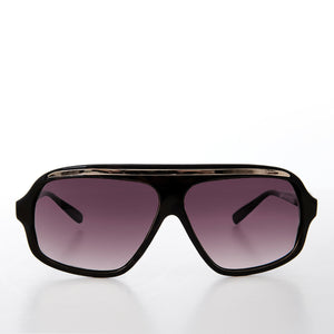 Fancy Flat Top Pilot Sunglasses 