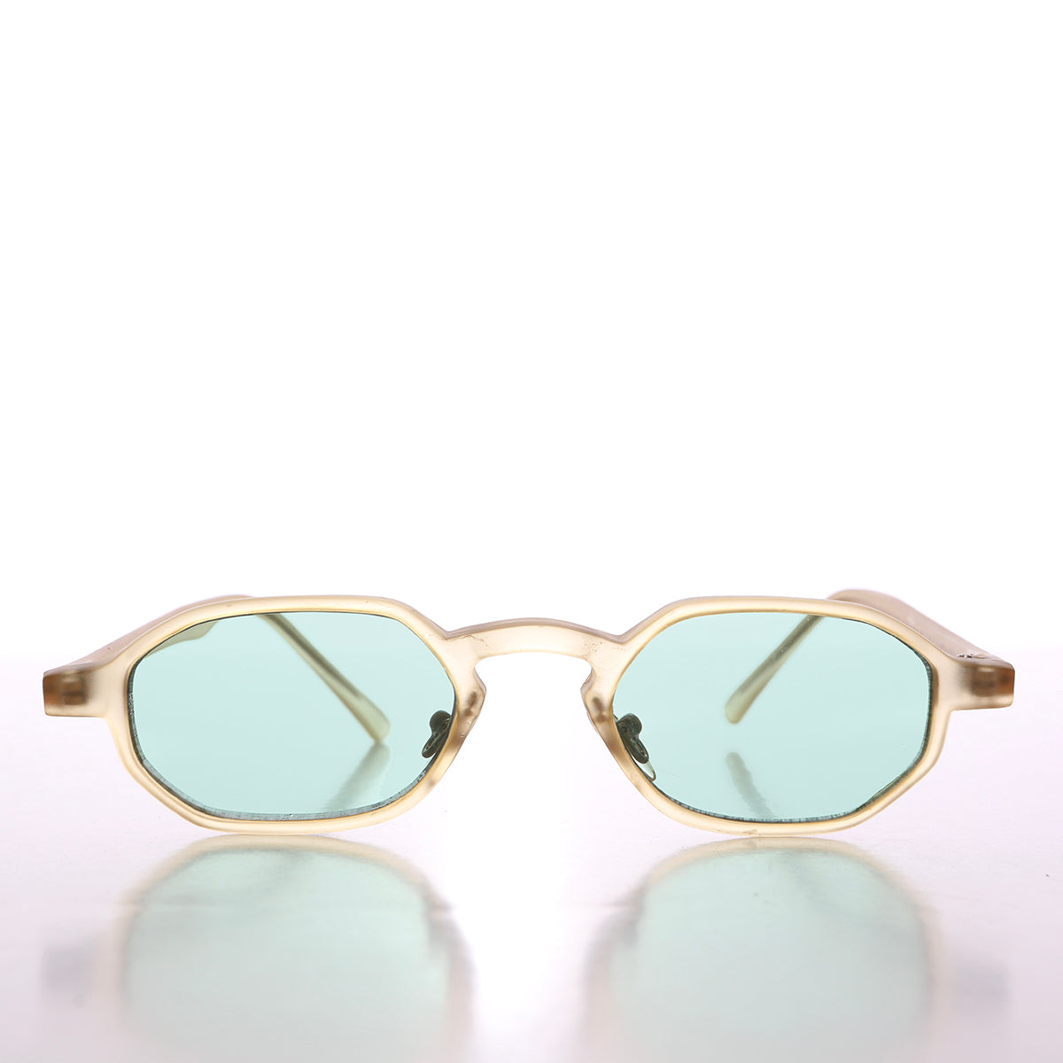 Micro Hexagon Vintage 90s Sunglasses