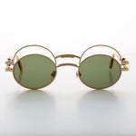 Load image into Gallery viewer, Futuristic Oval Sunglass with Double Eyelid
