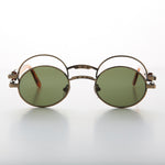 Load image into Gallery viewer, Futuristic Oval Sunglass with Double Eyelid
