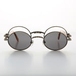 Load image into Gallery viewer, Futuristic Oval Sunglass with Double Eyelid
