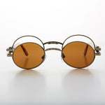 Load image into Gallery viewer, Futuristic Oval Sunglass with Double Eyelid
