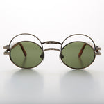 Load image into Gallery viewer, Futuristic Oval Sunglass with Double Eyelid
