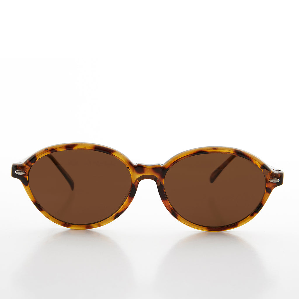 oval tortoise sunglasses