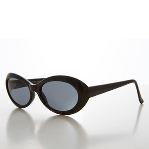 oval black sunglasses