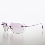 Load image into Gallery viewer, Rimless Color Lens Rectangular Vintage Sunglass
