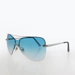Load image into Gallery viewer, Curved Mono Lens Vintage Sunglasses - Pilar
