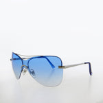 Load image into Gallery viewer, Curved Mono Lens Vintage Sunglasses - Pilar
