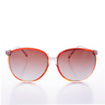 Load image into Gallery viewer, Round Large Women's Clear Frame 80s Vintage Sunglasses
