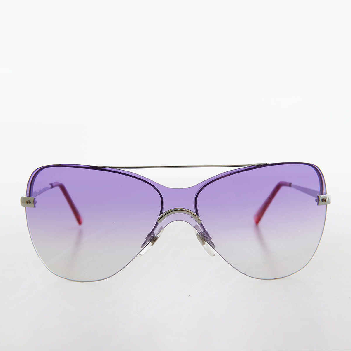 rimless sunglasses