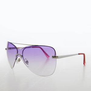 rimless sunglasses