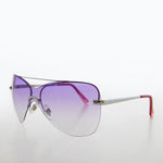 Load image into Gallery viewer, Curved Mono Lens Vintage Sunglasses - Pilar
