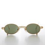 Load image into Gallery viewer, Small Oval 90s Full Metal Steampunk Sunglasses
