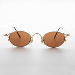 Load image into Gallery viewer, oval gold sunglasses
