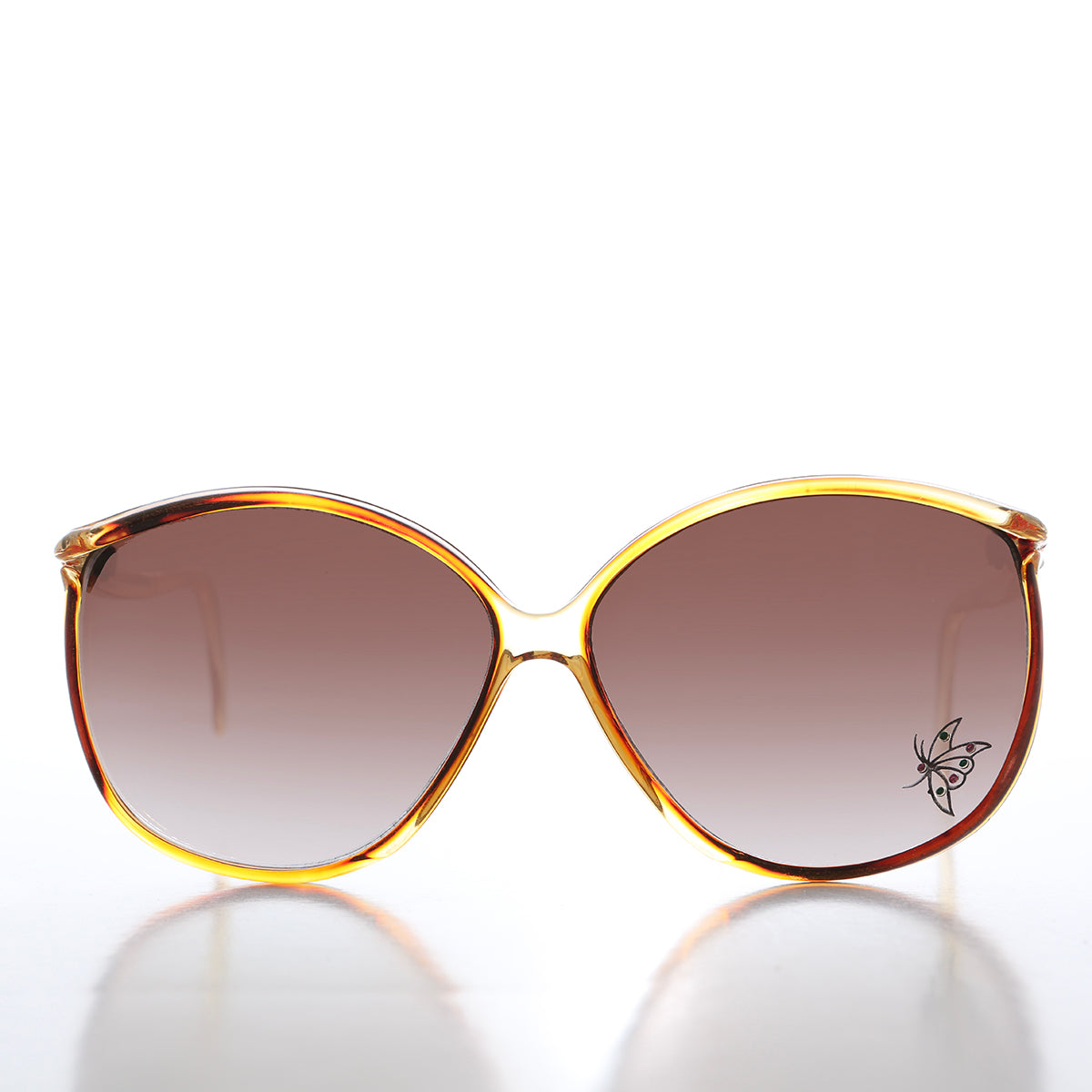 80s Rhinestone Boho Vintage Sunglasses