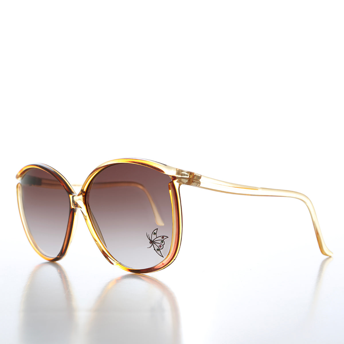 80s Rhinestone Boho Vintage Sunglasses