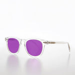 Load image into Gallery viewer, Clear Acetate Square Sunglass with Colored Lenses
