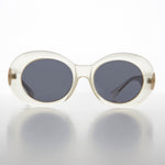 Load image into Gallery viewer, Oval Clout Cat Eye Vintage Sunglasses
