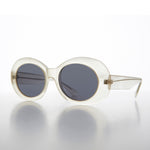 Load image into Gallery viewer, Oval Clout Cat Eye Vintage Sunglasses
