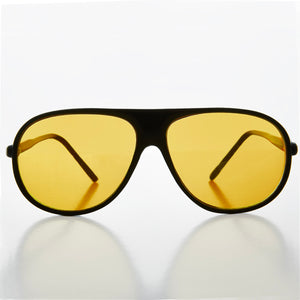 pilot vintage sunglasses with yellow lenses